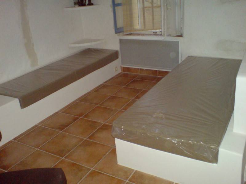 Banquette sur Bâti interieur marseille valentine